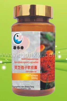 靈芝孢子粉軟膠囊 500mg×100粒